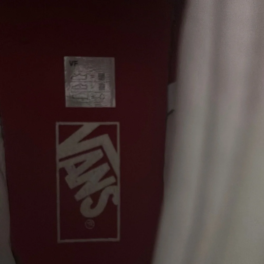 Vans Red and White High-Top Sneakers - Picture 6 of 6